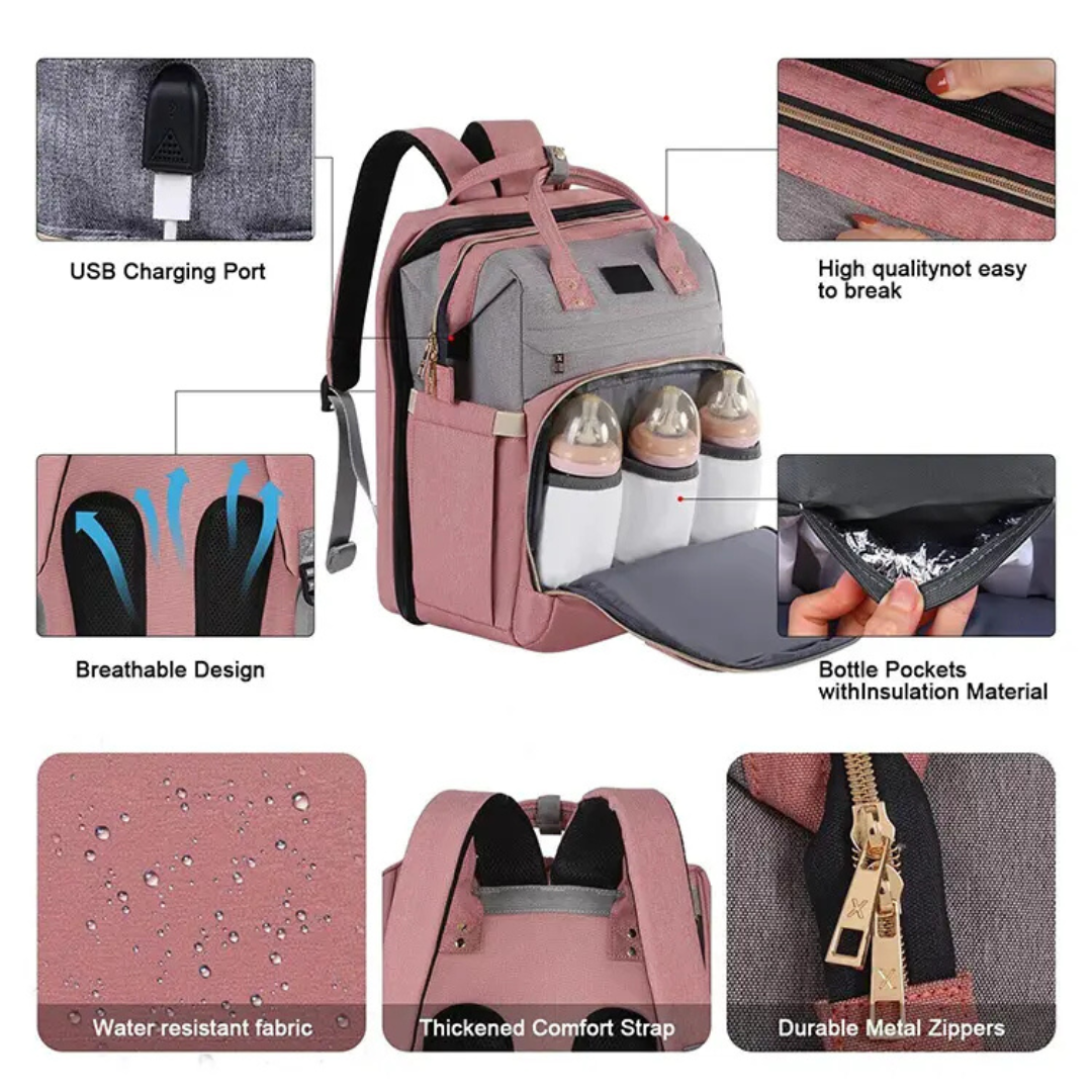 CareCarry™ - Diaper Bag with Changing Station