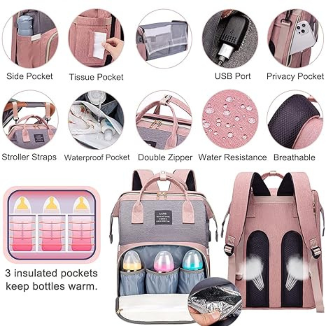 CareCarry™ - Diaper Bag with Changing Station