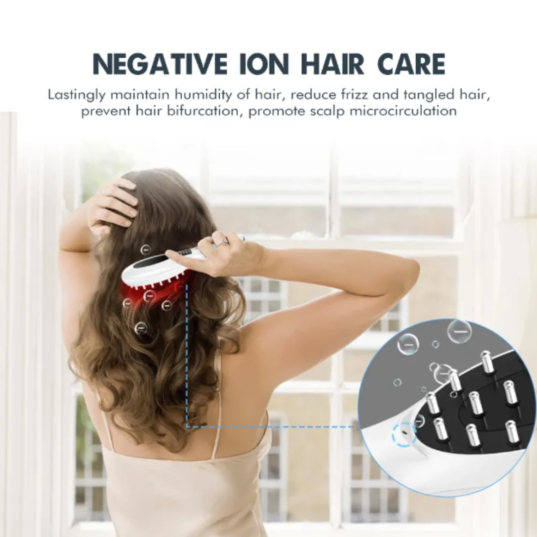 GlowGrow Pro™ - 6in1 LED Laser Comb Massager for Hair Growth