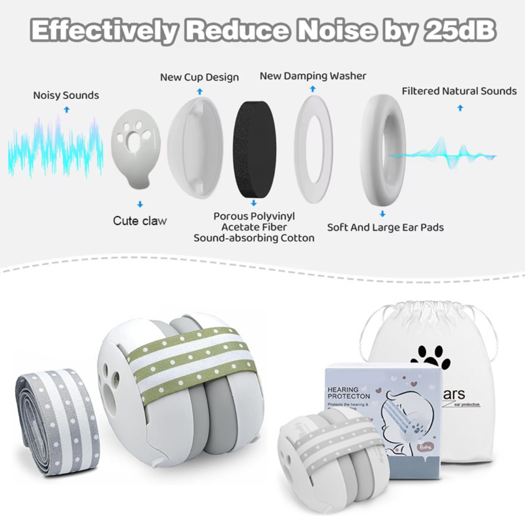 WhisperWear™ - Baby Noise Reduction Earmuff