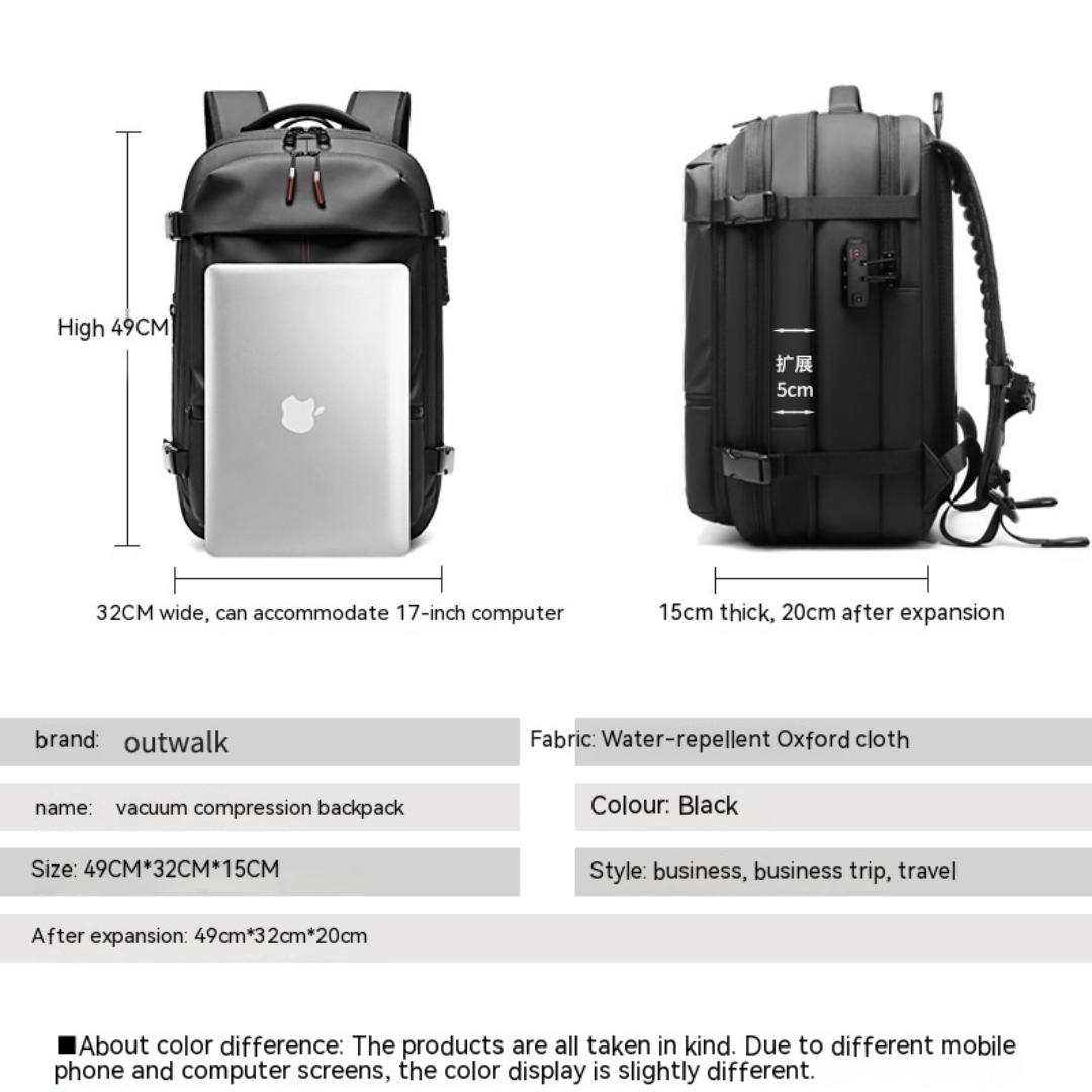 Compressio™ - Multifunction Vacuum Compression Backpack