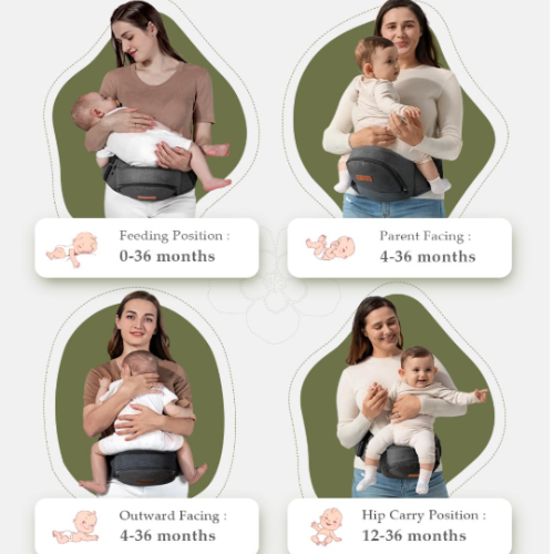 SnuggleSeat™ - Ergonomic Baby Hip Carrier