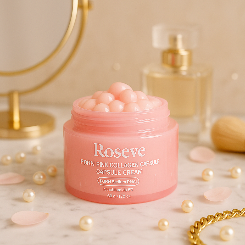 Roseve™ - Korean Pink Collagen Capsule Cream