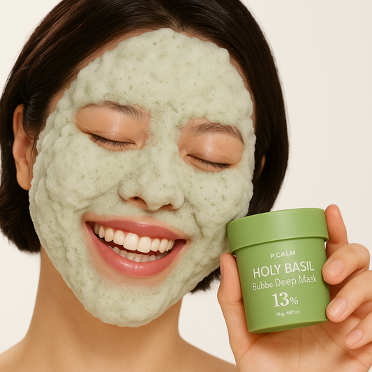 BubbleBasil™ – Korean  Oxygen Detox Mask
